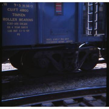 Original 1970 35mm Slide - Timken Roller Bearing Freight Car Closeup