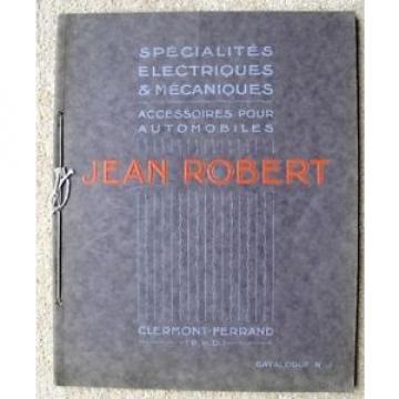 JEAN ROBERT CAR ACCESSORIES CATALOGUE FRENCH 1923 BEARINGS LAMPS HORNS BATTERIES