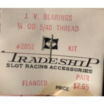 (6) pair Tradeship 1/24 slot car flanged bearings High quality