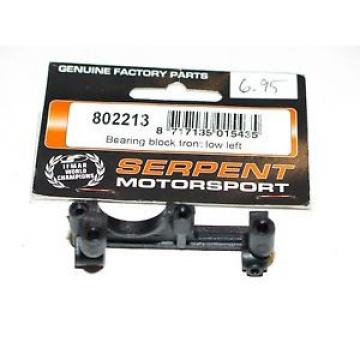 S977-0114 serpent 710 on-road car Serpent Bearing Block front low left 802213