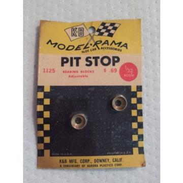 NOS Slot Car K&amp;B Model Rama Pit Stop 1125 Bearing Blocks FREE SHIPPING