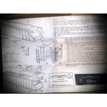 Roller Bearing Models ho 50&#039; Outside Braced Box Car Kit Undecorated 627-400