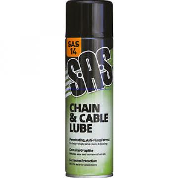 Chain Cable Spray Lube Bearing Bike Motorcycle Car Forklift with Graphite SAS14