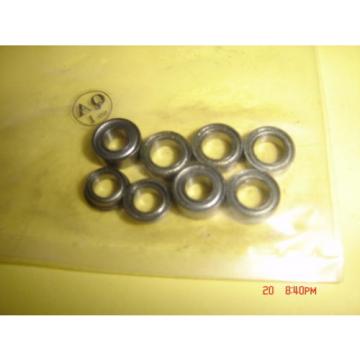 ZD racing 8 pcs 10x6x6-5 x8x8 - 10x5x4 bearings  for Rc car, buggy etc.