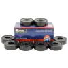 Cool Set of 8 Skateboard Bearing Bronze Cage Sealed Black Ball Bearings Rolling #1 small image