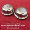 Trailer Hub Caps 2 Bearings Metal Wheel Car Camping Motorbike Boat Builders New #5 small image