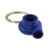 New BLUE Metal Spinning Turbo Bearing Key Key Ring Chain For Car/Truck/SUV Hot