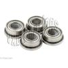 4 Flange Bearing SLOT CAR 1/8&#034;x 1/4&#034; Ceramic Bearings