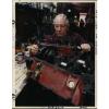 1989 Press Photo Rolla Vollstedt car builder tightens bearing caps at his shop