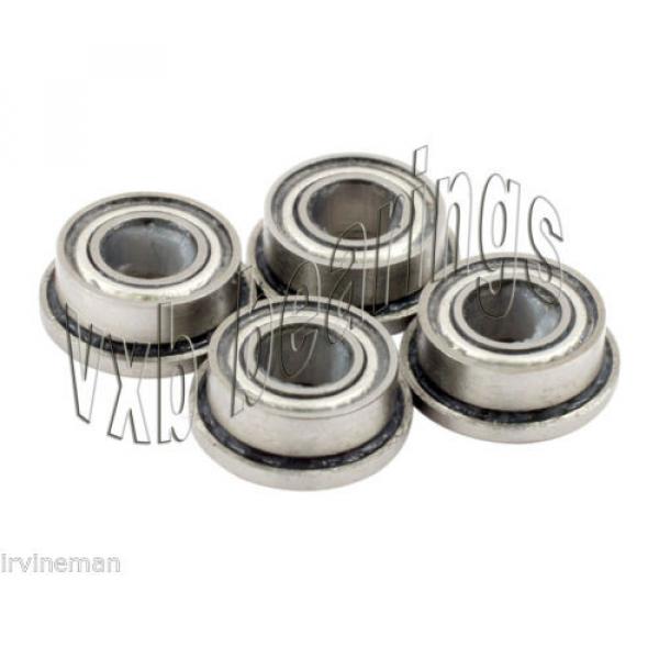 Slot Car 1/8&#034; Axle Flanged Ceramic Bearing 4 Bearings #1 image