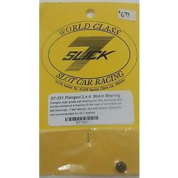 1/24 Scale Slot Car Slick 7 S7-551 - Flanged 2 x 6 Motor Bearing - $6.95 EA #5 image