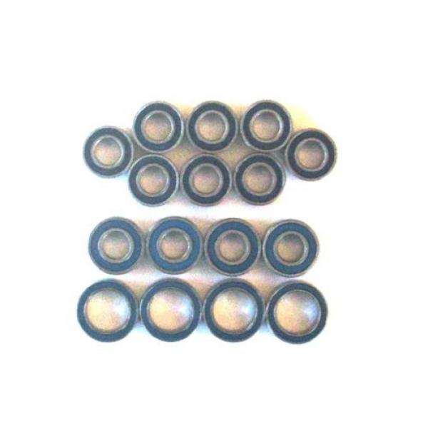 Blue sealed ball bearing set for Tamiya TT02 car #5 image