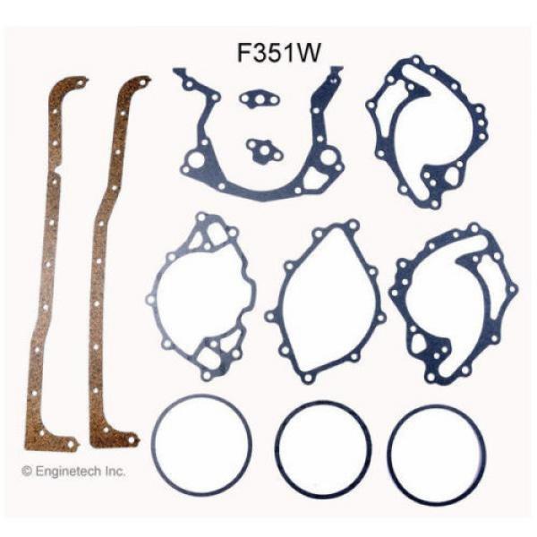 1969-1988 FORD CAR 351W WINDSOR 5.8L REBUILD REMAIN KIT RINGS GASKETS BEARINGS #4 image