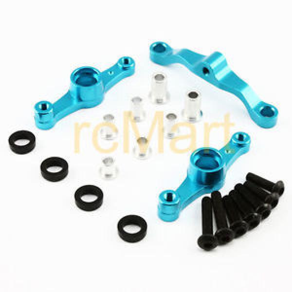 Yeah Racing Aluminum Bearing Steering Set Blue Tamiya TT-01E RC Car #TT01E-042BU #5 image